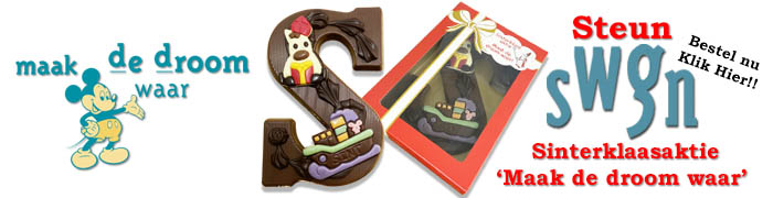 Chocoladeletters Sinterklaasaktie SWGN