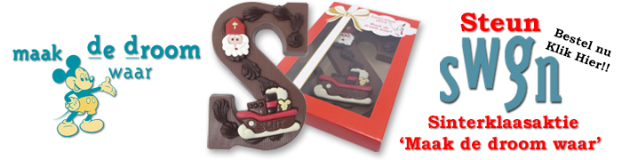 Chocoladeletters Sinterklaasaktie SWGN